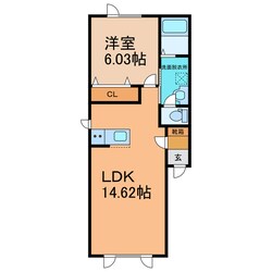 ﾚｼﾞﾃﾞﾝｽやまと五号館(北棟)の物件間取画像